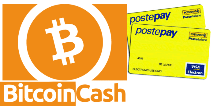 Come comprare Bitcoin Cash con Postepay