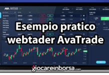 Esempio pratico di trading con la piattaforma webtrader di AvaTrade