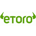Logo di eToro, broker azioni e CFD