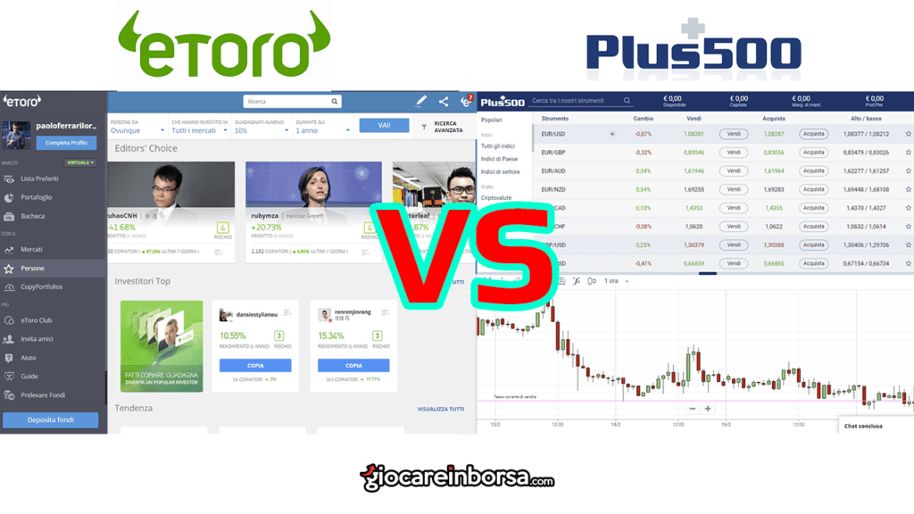 eToro vs Plus500 quale il migliore? [Info 2023]