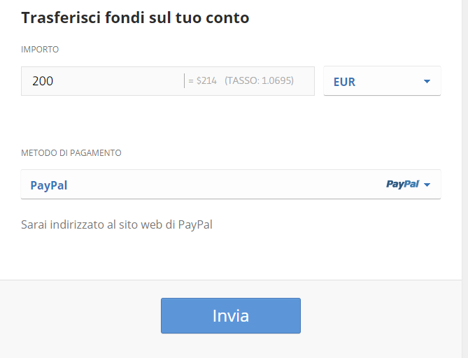 Come comprare Ethereum con Paypal su eToro