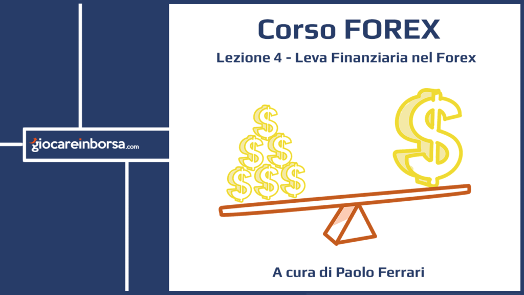 Lezione 4 del Corso Forex dedicata alla Leva Finanziaria nel Forex