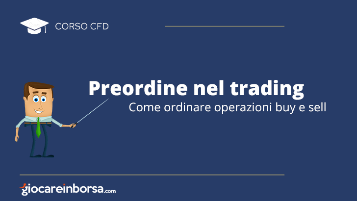 Preordine nel trading, come ordinare operazioni buy e sell