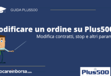 Come modificare un ordine su Plus500