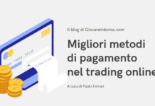 I metodi di pagamento nel trading online