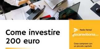 Come investire 200 euro