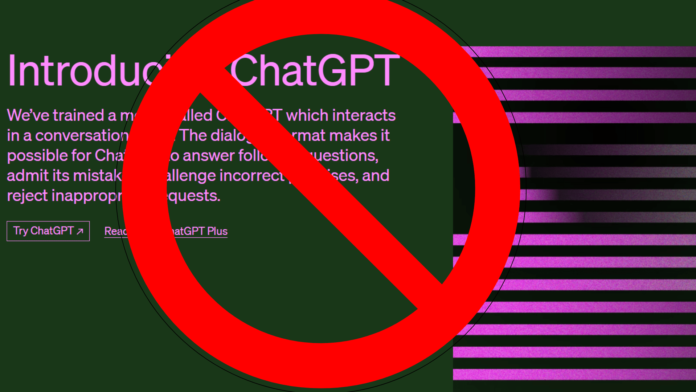 Scatta il divieto a Chat GPT in Italia