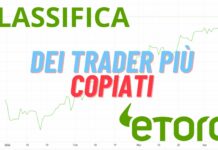 Classifica dei trader più copiati su eToro