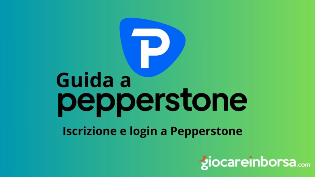 Iscrizione e login a Pepperstone