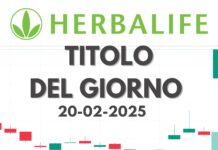 Herbalife titolo del giorno 20 febbraio 2025