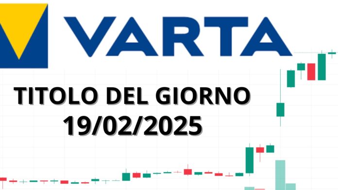 Azioni Varta, titolo del giorno 19 febbraio 2025